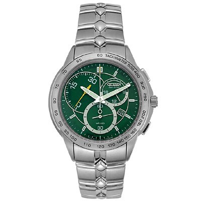 green face citizen watch