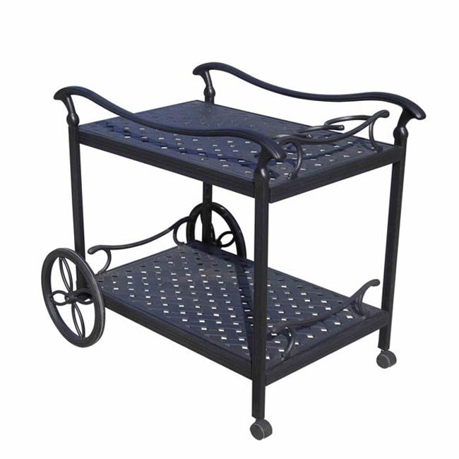 Cast Aluminum Rolling Tea Cart 10174027 Shopping