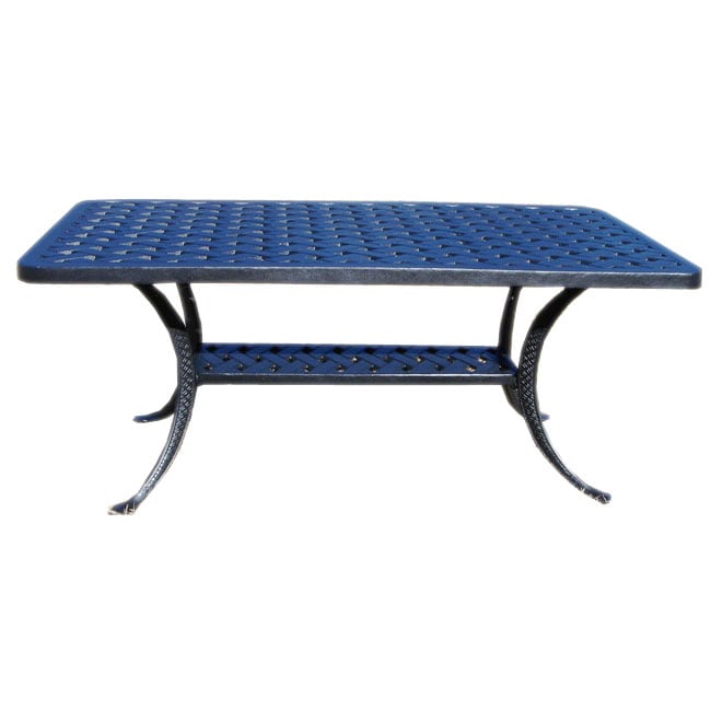 Cast Aluminum Outdoor Coffee Table - 10181317 - Overstock.com Shopping