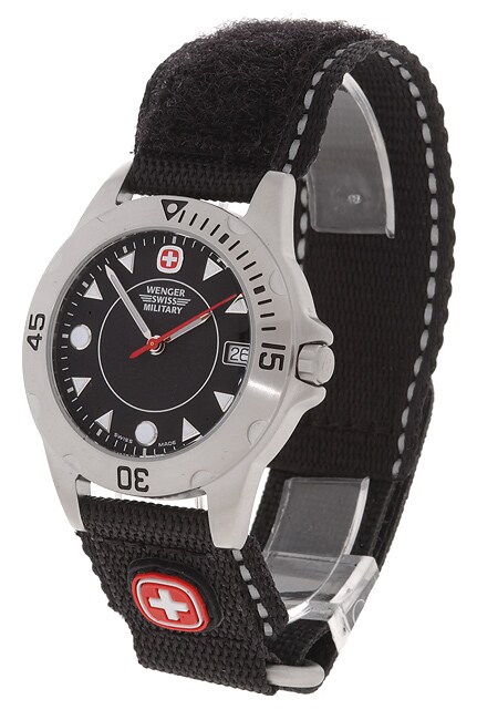 Wenger Mens Black Dial Extreme II Sport Watch  