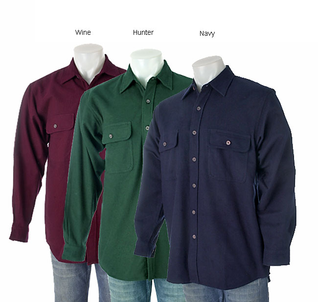 Moose Creek Men's Solid Chamois Shirt Overstock™ Shopping Big Discounts on Moose Creek Men's