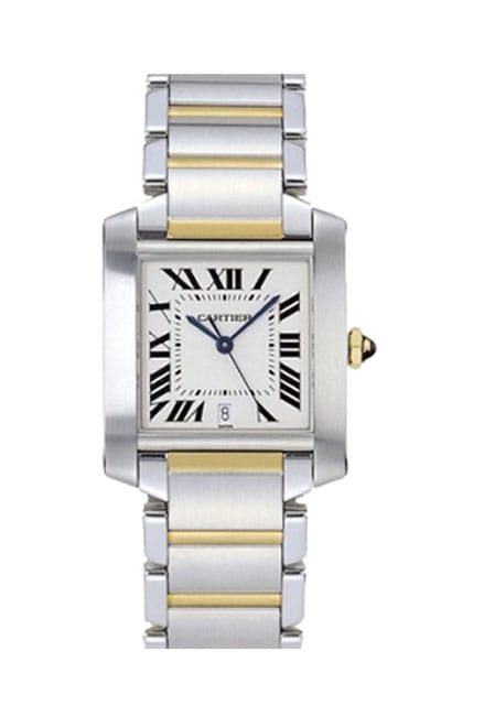 Cartier Tank Francaise Mens Two tone Watch  