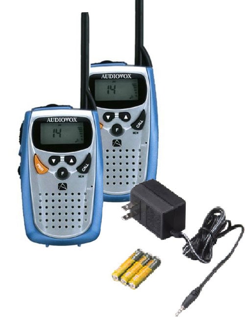 Audiovox 2way Radio with FM Receiver & Charger (2 pack) 10479199