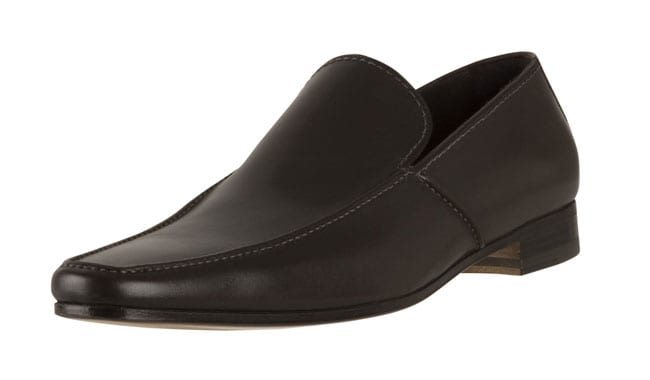 Yves Saint Laurent Mens Leather Loafers  