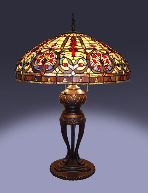 Tiffany style Emperor Table Lamp  