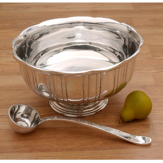 Classic Pewter Punch Bowl Set (Mexico) Overstock™ Shopping Great Deals on Serving Pieces