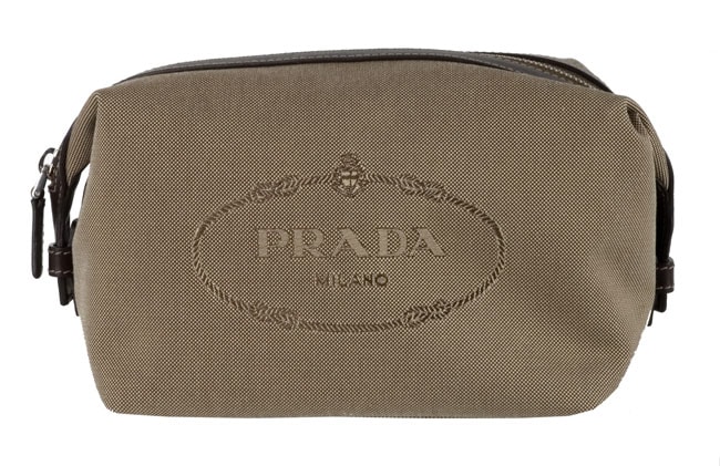 Prada Jacquard Toiletry Bag - 10668252 - Overstock.com Shopping ...  