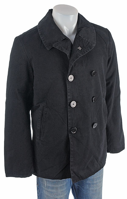 Freshjive Men's Solid Canvas Pea Coat - Overstock Shopping - Big