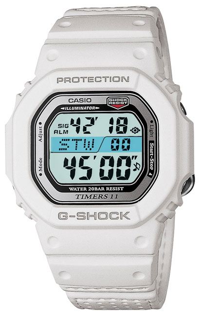 Casio G Shock Mens White Digital Watch  