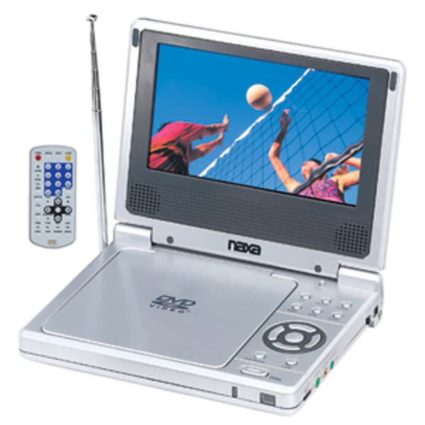 Naxa 7inch LCD portable DVD Player w/builtin ATSC TV Overstock