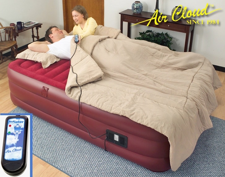 Air Cloud Raised King Size Air Bed with Remote  