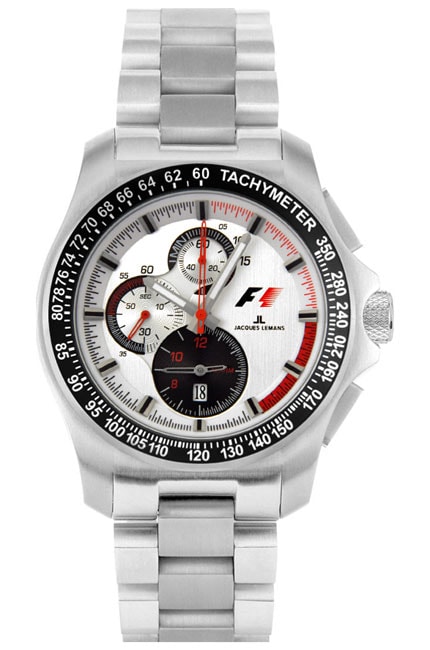 Jacques Lemans F1 Mens Steel Chronograph Watch  