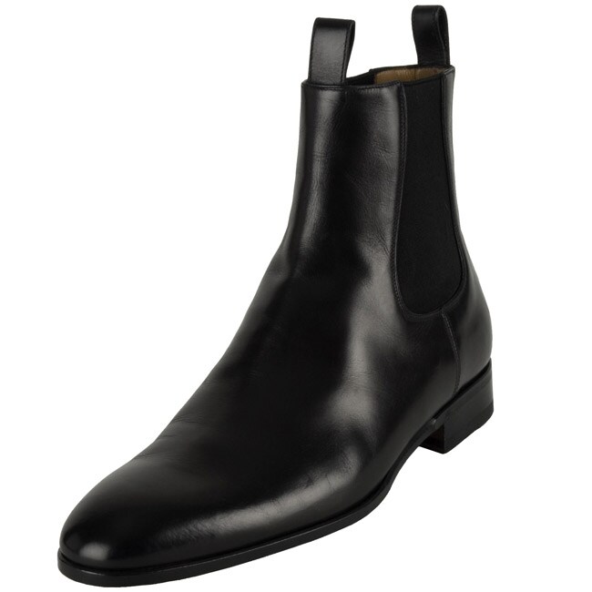 Gucci Mens Leather Chelsea Boot  