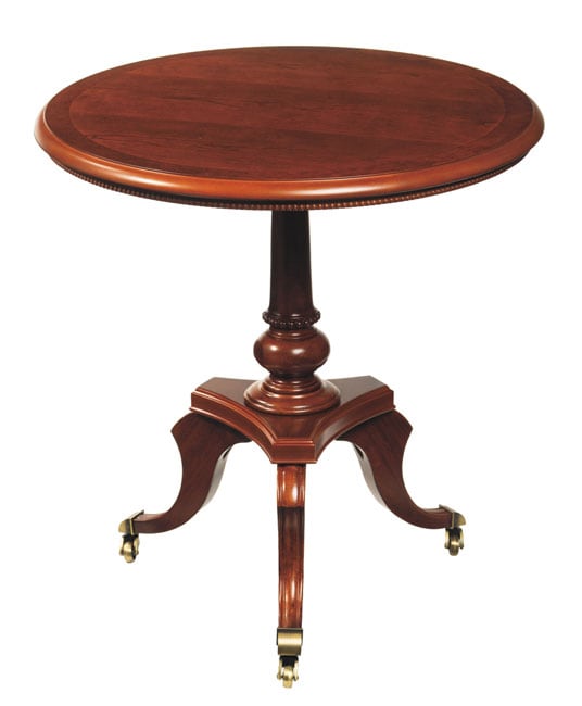 Round Traditional Side Table - 10789038 - Overstock.com Shopping