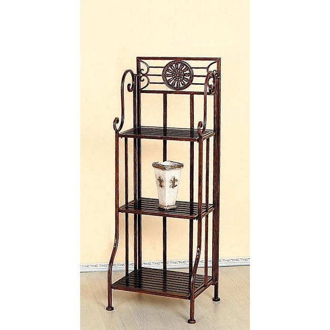 iron wood small 3 tier indoor baker s rack 10797748 overstock com shopping great deals on iron wood small 3 tier indoor baker s rack 10797748 overstock com shopping great deals on
