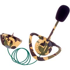 Xbox 360 - Wired CAMO Headset w/Microphone - By Intec