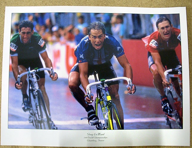 Greg Lemond 1989 World Championship Poster  