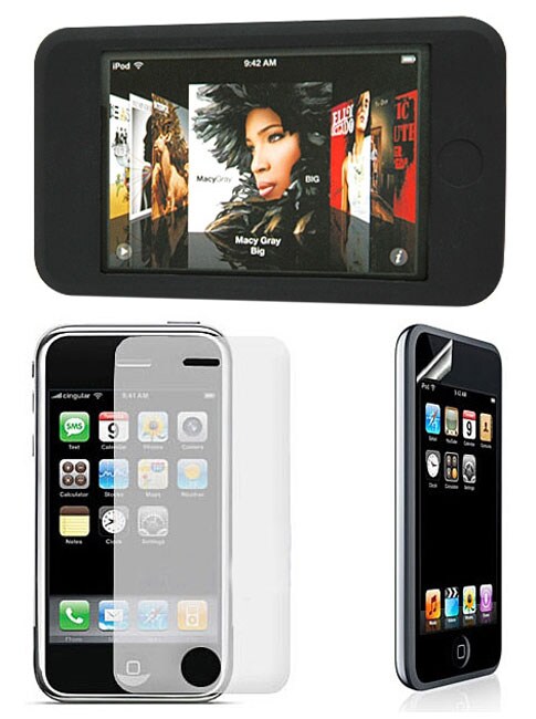 Apple iPod Touch Silicon Case with Screen Protector  