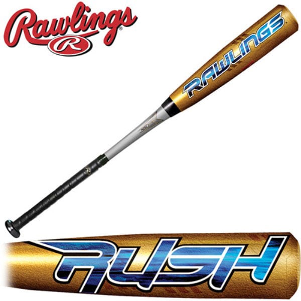 Rawlings SLRSHGD Rush Gold Senior Baseball Bat 11036596 Overstock