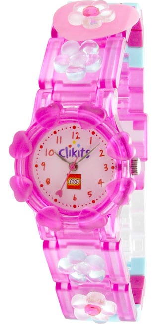 Lego Girls Clikits Pretty in Pink Hearts Watch  