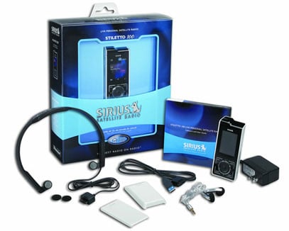 Sirius Stiletto SL100 Portable Satellite Radio  