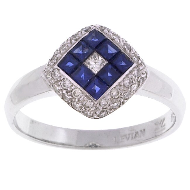 Encore by Le Vian 18k Gold Sapphire/ Diamond Ring