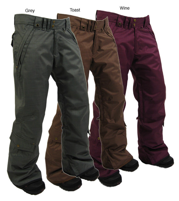 Betty Rides Women's Tweed Cargo Snowboard Pants Overstock Shopping