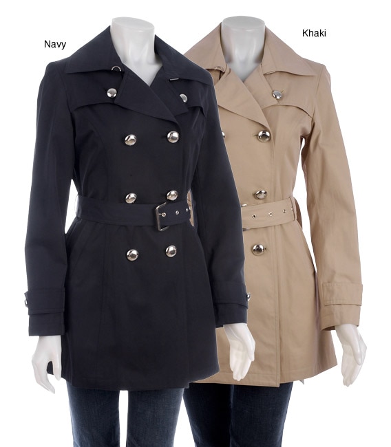 MICHAEL Michael Kors Womens Short Trench Coat  