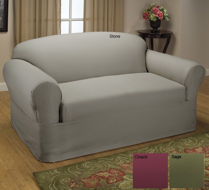 Cotton Duck Sofa Slipcover 11200239 Shopping Big Discounts on Chair Slipcovers