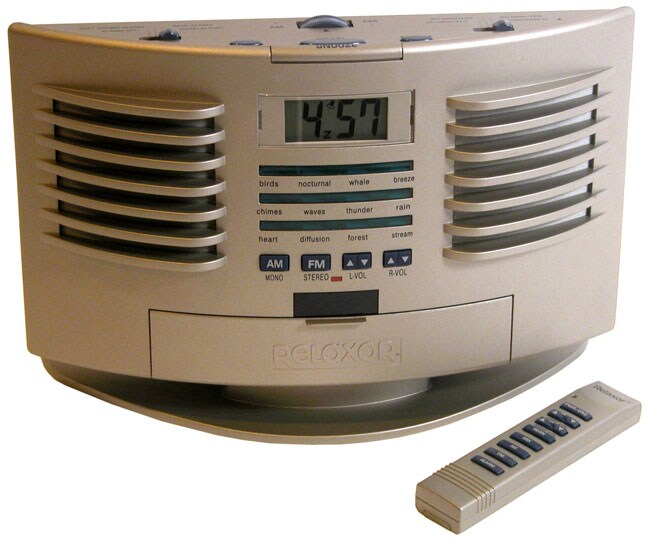 Relaxor Sound Therapy with AM/FM Alarm Clock (Refurbished) 1129275