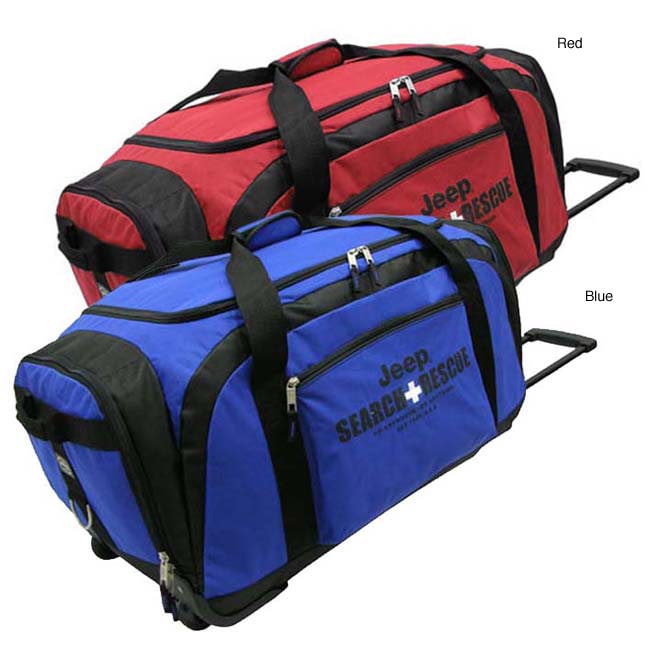 Jeep Search and Rescue 28 inch Rolling Duffle Bag  
