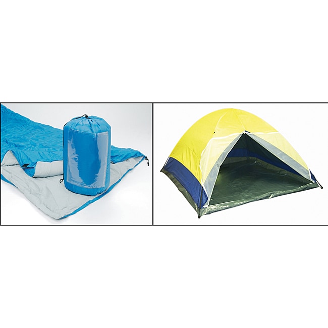 Tent and Sleeping Bag Set  