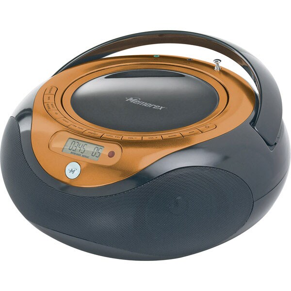 Memorex MP3848OBK Portable CD/ Boombox with AM/FM 11399482