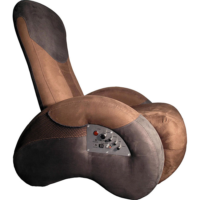 Home Entertainment Gaming Chair (Brown) - 11416104 - Overstock.com