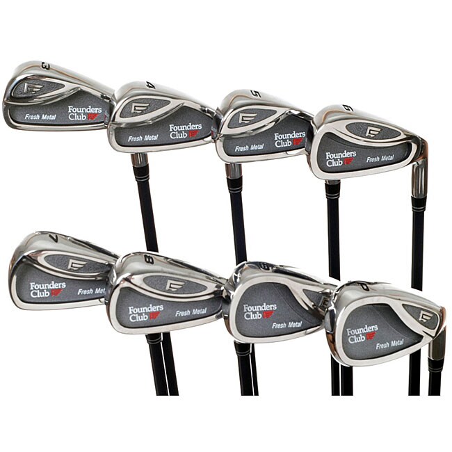 Founders Club Fresh Metal Graphite 3PW Iron Set 11435969 Overstock
