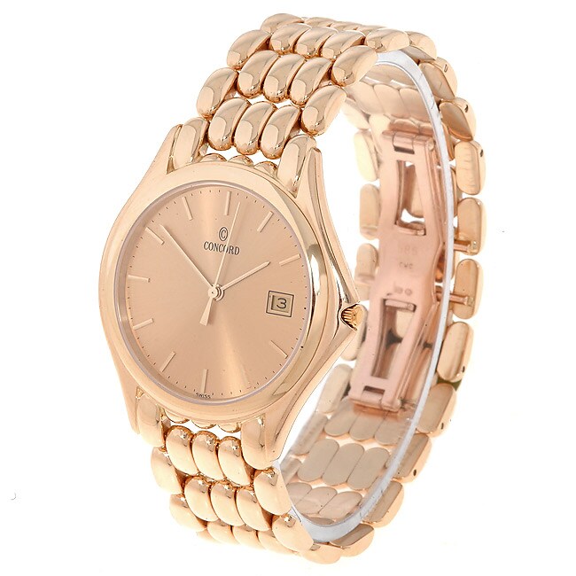 Concord Men's 14k Yellow Gold Watch 1146899 Shopping