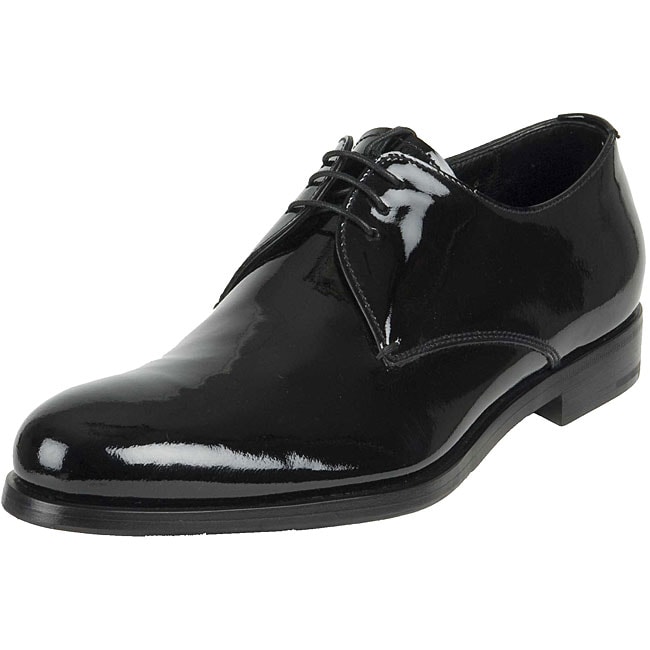 Prada Men\u0026#39;s \u0026#39;Vernice\u0026#39; Black Patent Leather Shoes - 11482409 ...  