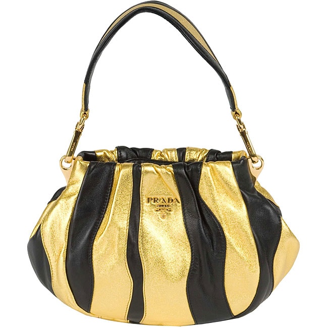 prada purse real - Prada Mini Nappa Striped Hobo Bag - 11491190 - Overstock.com ...