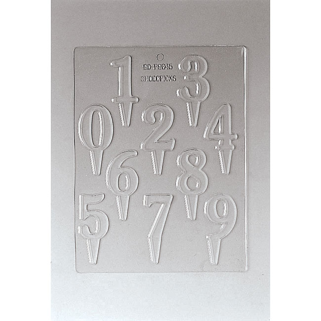 Paderno Number 2.25 inch Chocolate Mold
