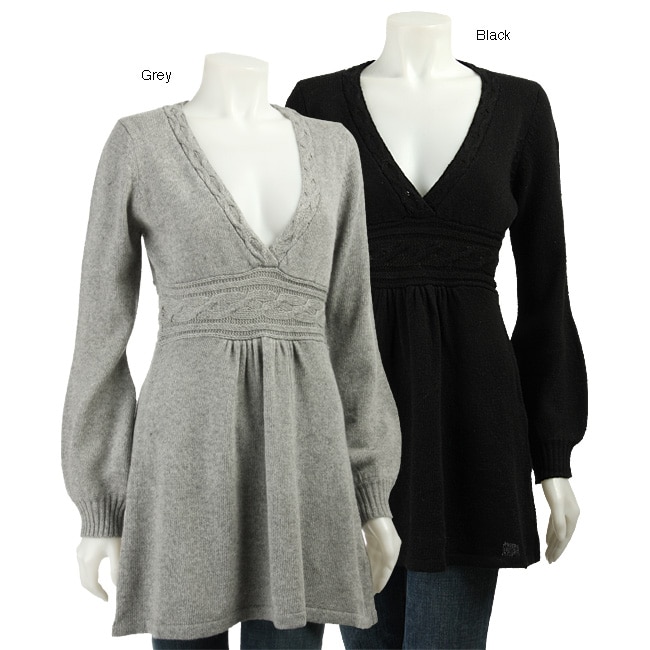 Dolce Cabo Women's Vneck Empire Waist Sweater Overstock™ Shopping