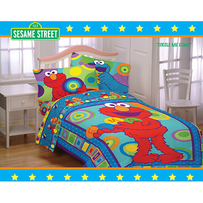 Sesame Street Comforter Set with Valance  