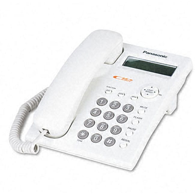Panasonic KXTSC11W Corded Phone with Caller ID 11529052 Overstock