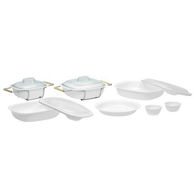 CorningWare SimplyLite White 13 piece Bakeware Set