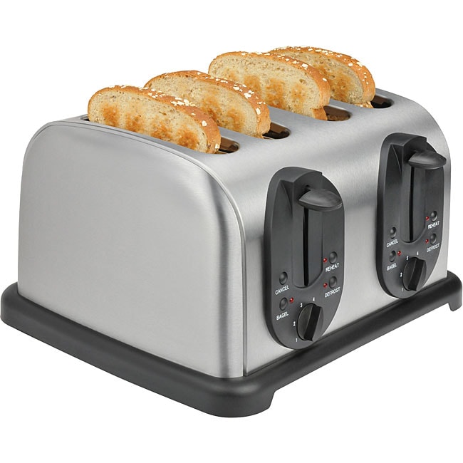 Kalorik Stainless Steel 4 slice Toaster  