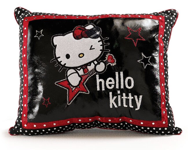 Hello Kitty Rocker Guitar Decorative Pillow - 11547497 - Overstock.com Shopping - Great Deals ...