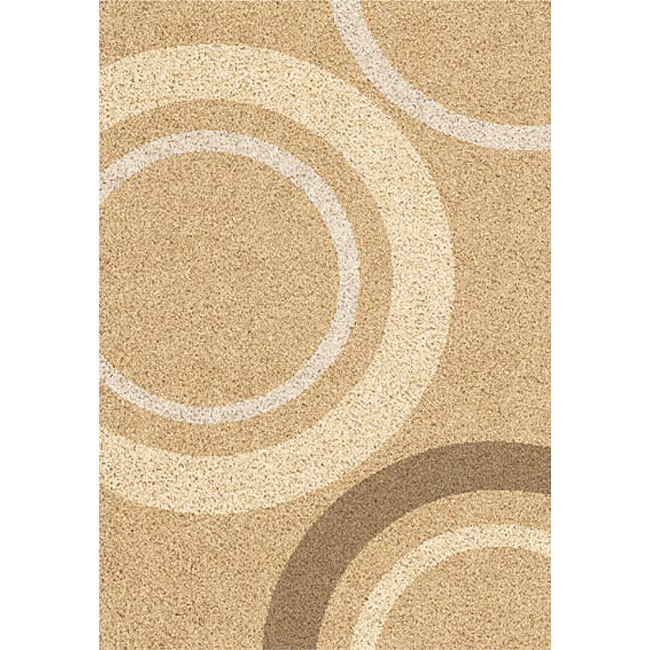 Shaggy Caramelcolored Area Rug (5'3 x 7'7) 11549353
