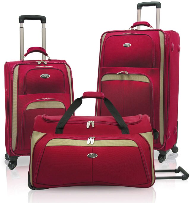 US Traveler Milano 3 piece Spinner Luggage Set  