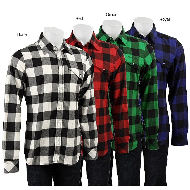 Triple Five Soul Lumberjack Plaid Flannel Shirt  