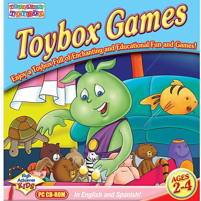 Toddler's Toybox Games Rainbow Playroom Software