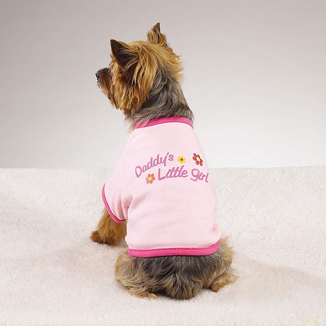 Daddys Little Girl Dogs Cotton T shirt